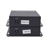 POTS Telephone and 100Mbps Ethernet over Fiber Converters 1 Set - PBX Phone Lines POTS Over Fiber Optic,Single Mode 20Km and Multimode 500m, Support Called id, Ring and Fax